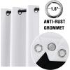 imageHVERSAILTEX Blackout Curtains for Windows Super HeavyDuty Lined Darkness Drapes for Bedroom Privacy Assured Window Treatment for Patio Pack of 2 52 x 108 inch White Front with White LinerPearl White