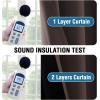 imageHVERSAILTEX Blackout Curtains for Windows Super HeavyDuty Lined Darkness Drapes for Bedroom Privacy Assured Window Treatment for Patio Pack of 2 52 x 108 inch White Front with White LinerBrown