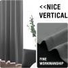 imageHVERSAILTEX Blackout Curtains for Windows Super HeavyDuty Lined Darkness Drapes for Bedroom Privacy Assured Window Treatment for Patio Pack of 2 52 x 108 inch White Front with White LinerCharcoal Gray