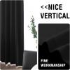 imageHVERSAILTEX Blackout Curtains for Windows Super HeavyDuty Lined Darkness Drapes for Bedroom Privacy Assured Window Treatment for Patio Pack of 2 52 x 108 inch White Front with White LinerBlack