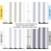 imageHVERSAILTEX Blackout Curtains for Windows Super HeavyDuty Lined Darkness Drapes for Bedroom Privacy Assured Window Treatment for Patio Pack of 2 52 x 108 inch White Front with White LinerWhiteWhite