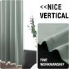 imageHVERSAILTEX Blackout Curtains for Windows Super HeavyDuty Lined Darkness Drapes for Bedroom Privacy Assured Window Treatment for Patio Pack of 2 52 x 108 inch White Front with White LinerSage