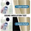 imageHVERSAILTEX Blackout Curtains for Windows Super HeavyDuty Lined Darkness Drapes for Bedroom Privacy Assured Window Treatment for Patio Pack of 2 52 x 108 inch White Front with White LinerWheat