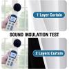 imageHVERSAILTEX Blackout Curtains for Windows Super HeavyDuty Lined Darkness Drapes for Bedroom Privacy Assured Window Treatment for Patio Pack of 2 52 x 108 inch White Front with White LinerWhiteGreish White
