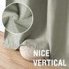 imageHVERSAILTEX Blackout Linen Curtains 84 inch Length 2 Panels Thick Light Blocking Curtain Thermal Insulated Window Drapes for Bedroom Rustic Farmhouse Curtains for Living Room  Heather Light TaupeHeather Sage
