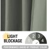 imageHVERSAILTEX Blackout Linen Curtains 84 inch Length 2 Panels Thick Light Blocking Curtain Thermal Insulated Window Drapes for Bedroom Rustic Farmhouse Curtains for Living Room  Heather Light TaupeHeather Tea Tree