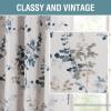 imageHVERSAILTEX Blackout Linen Curtains 84 inch Length 2 Panels Thick Light Blocking Curtain Thermal Insulated Window Drapes for Bedroom Rustic Farmhouse Curtains for Living Room  Heather Light TaupeFloral in BluestoneTaupe