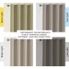 imageHVERSAILTEX Blackout Linen Curtains 84 inch Length 2 Panels Thick Light Blocking Curtain Thermal Insulated Window Drapes for Bedroom Rustic Farmhouse Curtains for Living Room  Heather Light TaupeHeather Light Taupe
