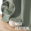 imageHVERSAILTEX Blackout Linen Curtains 84 inch Length 2 Panels Thick Light Blocking Curtain Thermal Insulated Window Drapes for Bedroom Rustic Farmhouse Curtains for Living Room  Heather Light TaupeHeather Tea Tree