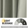 imageHVERSAILTEX Blackout Linen Curtains 84 inch Length 2 Panels Thick Light Blocking Curtain Thermal Insulated Window Drapes for Bedroom Rustic Farmhouse Curtains for Living Room  Heather Light TaupeHeather Sage
