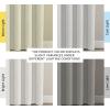imageHVERSAILTEX Blackout Linen Curtains 84 inch Length 2 Panels Thick Light Blocking Curtain Thermal Insulated Window Drapes for Bedroom Rustic Farmhouse Curtains for Living Room  Heather Light TaupeHeather Natural