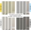 imageHVERSAILTEX Blackout Linen Curtains 84 inch Length 2 Panels Thick Light Blocking Curtain Thermal Insulated Window Drapes for Bedroom Rustic Farmhouse Curtains for Living Room  Heather Light TaupeHeather Natural