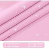 imageHVERSAILTEX Blackout Star Curtains for Kids Room Boys Girls Twinkle Silver Stars Thermal Insulated Cute Thick Soft Curtain Drapes Grommet Top 1 Panel 52quot W x 63quot L GreyPinkSilver