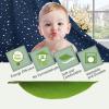 imageHVERSAILTEX Blackout Star Curtains for Kids Room Boys Girls Twinkle Silver Stars Thermal Insulated Cute Thick Soft Curtain Drapes Grommet Top 1 Panel 52quot W x 63quot L GreyNavySilver