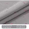 imageHVERSAILTEX Blackout Star Curtains for Kids Room Boys Girls Twinkle Silver Stars Thermal Insulated Cute Thick Soft Curtain Drapes Grommet Top 1 Panel 52quot W x 63quot L GreyGreyPink