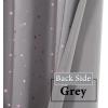 imageHVERSAILTEX Blackout Star Curtains for Kids Room Boys Girls Twinkle Silver Stars Thermal Insulated Cute Thick Soft Curtain Drapes Grommet Top 1 Panel 52quot W x 63quot L GreyGreyPink