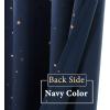 imageHVERSAILTEX Blackout Star Curtains for Kids Room Boys Girls Twinkle Silver Stars Thermal Insulated Cute Thick Soft Curtain Drapes Grommet Top 1 Panel 52quot W x 63quot L GreyNavyBronze