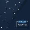 imageHVERSAILTEX Blackout Star Curtains for Kids Room Boys Girls Twinkle Silver Stars Thermal Insulated Cute Thick Soft Curtain Drapes Grommet Top 1 Panel 52quot W x 63quot L GreyNavySilver