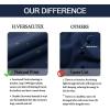 imageHVERSAILTEX Blackout Star Curtains for Kids Room Boys Girls Twinkle Silver Stars Thermal Insulated Cute Thick Soft Curtain Drapes Grommet Top 1 Panel 52quot W x 63quot L GreyNavyBronze