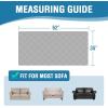 imageHVERSAILTEX Cooling Dog Blanket Soft Dog Bed Cover Cold Sofa Couch Cover for Dogs Washable NonSlip Pet Blanket for Sofa Furniture 32quot x 74quot Glacier GraySage