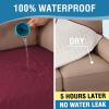 imageHVERSAILTEX Cooling Dog Blanket Soft Dog Bed Cover Cold Sofa Couch Cover for Dogs Washable NonSlip Pet Blanket for Sofa Furniture 32quot x 74quot Glacier GrayBurgundy