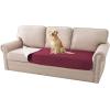 imageHVERSAILTEX Cooling Dog Blanket Soft Dog Bed Cover Cold Sofa Couch Cover for Dogs Washable NonSlip Pet Blanket for Sofa Furniture 32quot x 74quot Glacier GrayBurgundy