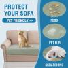 imageHVERSAILTEX Cooling Dog Blanket Soft Dog Bed Cover Cold Sofa Couch Cover for Dogs Washable NonSlip Pet Blanket for Sofa Furniture 32quot x 74quot Glacier GraySage