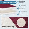 imageHVERSAILTEX Cooling Dog Blanket Soft Dog Bed Cover Cold Sofa Couch Cover for Dogs Washable NonSlip Pet Blanket for Sofa Furniture 32quot x 74quot Glacier GrayBurgundy