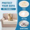 imageHVERSAILTEX Cooling Dog Blanket Soft Dog Bed Cover Cold Sofa Couch Cover for Dogs Washable NonSlip Pet Blanket for Sofa Furniture 32quot x 74quot Glacier GrayIvory