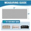 imageHVERSAILTEX Cooling Dog Blanket Soft Dog Bed Cover Cold Sofa Couch Cover for Dogs Washable NonSlip Pet Blanket for Sofa Furniture 32quot x 74quot Glacier GraySage