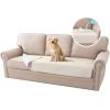 imageHVERSAILTEX Cooling Dog Blanket Soft Dog Bed Cover Cold Sofa Couch Cover for Dogs Washable NonSlip Pet Blanket for Sofa Furniture 32quot x 74quot Glacier GrayIvory