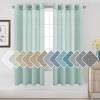 imageHVERSAILTEX Curtains 96 inches Long Linen CurtainsNatural Linen Blended Sheer CurtainPanelsDrapes for Living Room Home Decorative Privacy Window Treatment Nickel Grommets NaturalSea Mist