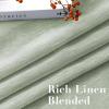 imageHVERSAILTEX Curtains 96 inches Long Linen CurtainsNatural Linen Blended Sheer CurtainPanelsDrapes for Living Room Home Decorative Privacy Window Treatment Nickel Grommets NaturalSage