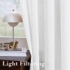 imageHVERSAILTEX Curtains 96 inches Long Linen CurtainsNatural Linen Blended Sheer CurtainPanelsDrapes for Living Room Home Decorative Privacy Window Treatment Nickel Grommets NaturalPure White
