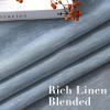 imageHVERSAILTEX Curtains 96 inches Long Linen CurtainsNatural Linen Blended Sheer CurtainPanelsDrapes for Living Room Home Decorative Privacy Window Treatment Nickel Grommets NaturalDenim
