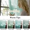 imageHVERSAILTEX Curtains 96 inches Long Linen CurtainsNatural Linen Blended Sheer CurtainPanelsDrapes for Living Room Home Decorative Privacy Window Treatment Nickel Grommets NaturalSea Mist