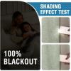 imageHVERSAILTEX Faux Linen 100 Blackout Curtains for Bedroom 84 inches Long Thermal Insulated Textured Linen Look Curtain Back TabRod PocketHook Belt Draperies 2 Panels 52 x 84 Inch IvorySage