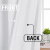 imageHVERSAILTEX Faux Linen 100 Blackout Curtains for Bedroom 84 inches Long Thermal Insulated Textured Linen Look Curtain Back TabRod PocketHook Belt Draperies 2 Panels 52 x 84 Inch IvoryPure White