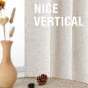 imageHVERSAILTEX Faux Linen 100 Blackout Curtains for Bedroom 84 inches Long Thermal Insulated Textured Linen Look Curtain Back TabRod PocketHook Belt Draperies 2 Panels 52 x 84 Inch IvoryIvory