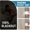 imageHVERSAILTEX Faux Linen 100 Blackout Curtains for Bedroom 84 inches Long Thermal Insulated Textured Linen Look Curtain Back TabRod PocketHook Belt Draperies 2 Panels 52 x 84 Inch IvoryStone