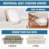 imageHVERSAILTEX Modern Velvet Plush 4 Piece High Stretch Sofa Slipcover Sofa Cover Furniture Protector Form Fit Thick Velvet Sofa Cover for 3 Cushion Couch Width Up to 90 Inch Sofa Bronze BrownPorcelain