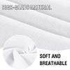imageHVERSAILTEX Natural Linen Blended Curtains 84 Inches Length 2 Panels Textured Woven Linen Sheer Curtain Drapes for Living RoomBedroom Light Filtering Rod Pocket Casual Draperies  Off WhitePure White