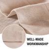imageHVERSAILTEX Natural Linen Blended Curtains 84 Inches Length 2 Panels Textured Woven Linen Sheer Curtain Drapes for Living RoomBedroom Light Filtering Rod Pocket Casual Draperies  Off WhiteNatural