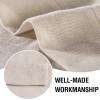 imageHVERSAILTEX Natural Linen Blended Curtains 84 Inches Length 2 Panels Textured Woven Linen Sheer Curtain Drapes for Living RoomBedroom Light Filtering Rod Pocket Casual Draperies  Off WhiteLinen
