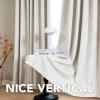 imageHVERSAILTEX Pinch Pleated Full Blackout Curtains Linen Blended Chenille Blackout Curtains 84 inch Length 2 Panels Bedroom Thermal Insulated Farmhouse Neutral Track Drapes with Hooks Heather NaturalHeather Ivory