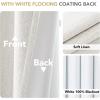 imageHVERSAILTEX Pinch Pleated Full Blackout Curtains Linen Blended Chenille Blackout Curtains 84 inch Length 2 Panels Bedroom Thermal Insulated Farmhouse Neutral Track Drapes with Hooks Heather NaturalHeather Ivory