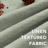 imageHVERSAILTEX Pinch Pleated Full Blackout Curtains Linen Blended Chenille Blackout Curtains 84 inch Length 2 Panels Bedroom Thermal Insulated Farmhouse Neutral Track Drapes with Hooks Heather NaturalHeather Sage