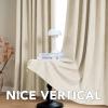imageHVERSAILTEX Pinch Pleated Full Blackout Curtains Linen Blended Chenille Blackout Curtains 84 inch Length 2 Panels Bedroom Thermal Insulated Farmhouse Neutral Track Drapes with Hooks Heather NaturalHeather Bleached Sand