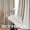 imageHVERSAILTEX Pinch Pleated Full Blackout Curtains Linen Blended Chenille Blackout Curtains 84 inch Length 2 Panels Bedroom Thermal Insulated Farmhouse Neutral Track Drapes with Hooks Heather NaturalHeather Natural
