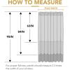 imageHVERSAILTEX Sheer Curtains 84 inches Long NoSeeThrough Farmhouse Light Filtering Drapes for Living RoomBedroom SemiSheer Privacy Window Panels with Rod Pocket Natural 2 PanelsWhite